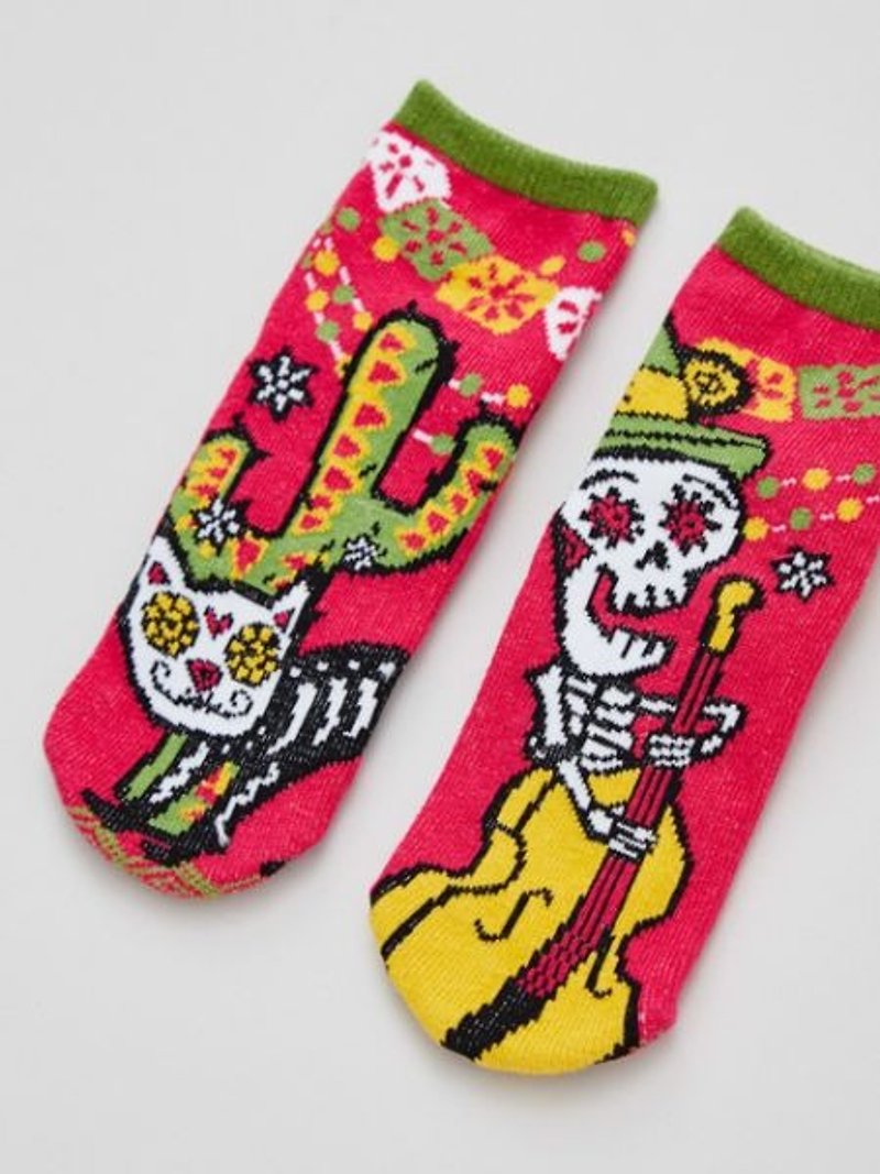 【预购中】✱墨西哥骷髅和太阳羊驼袜子✱ CISP8102  15cm - 其他 - 其他材质 多色