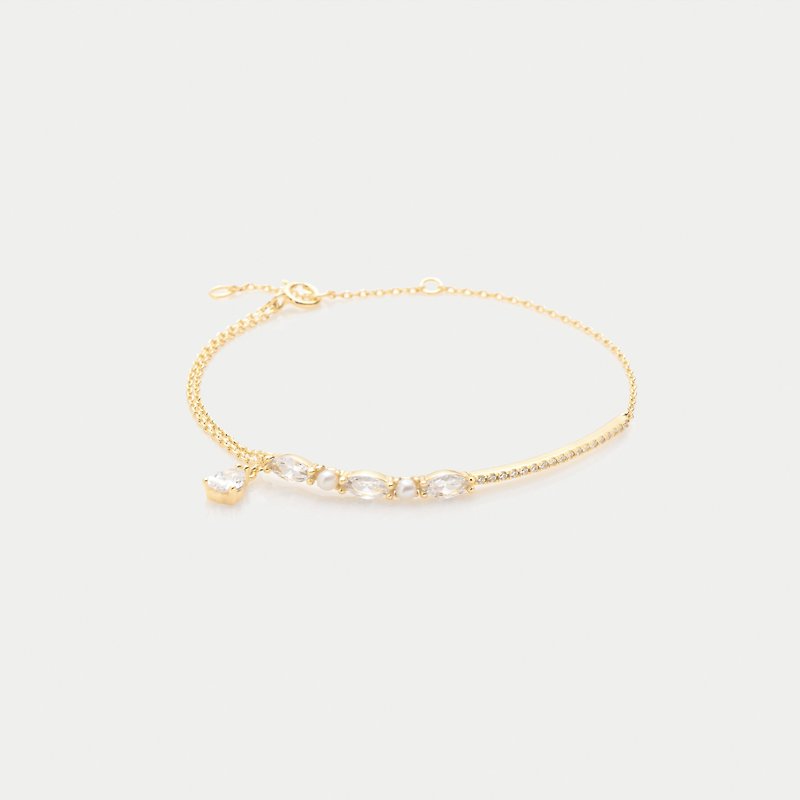 灵动优雅 / Elodie bracelet - 手链/手环 - 铜/黄铜 金色