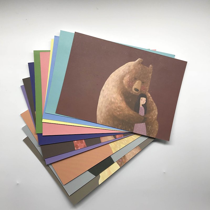 SLL 明信片系列 / 十二个鼓励系列(全系列十二入) - 卡片/明信片 - 纸 多色