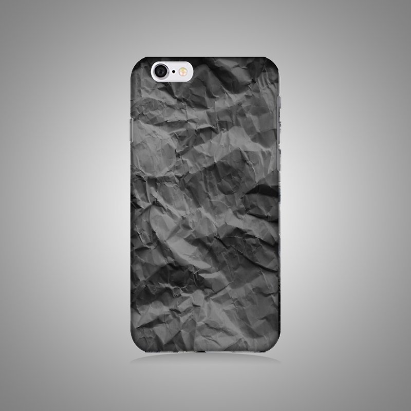 空壳系列－ 黑色皱纸 原创手机壳/保护套 (硬壳)  - 其他 - 塑料 