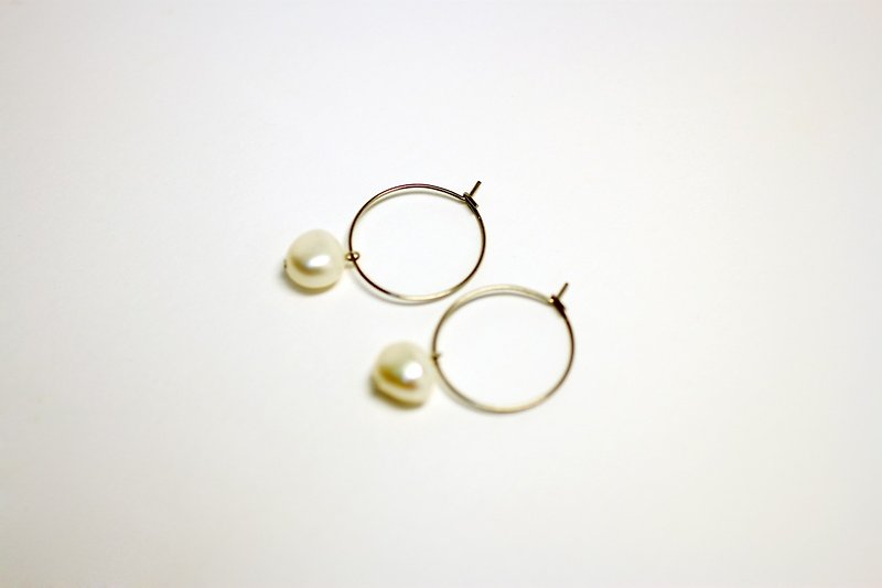 阿金客订的 - 耳环/耳夹 - 其他金属 白色