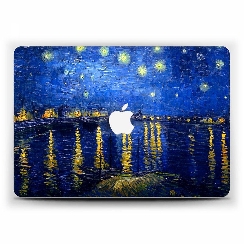 Macbook 保护壳 Van Gogh MacBook Air MacBook Pro Retina MacBook Pro 14 保护壳 1717 - 平板/电脑保护壳 - 塑料 蓝色
