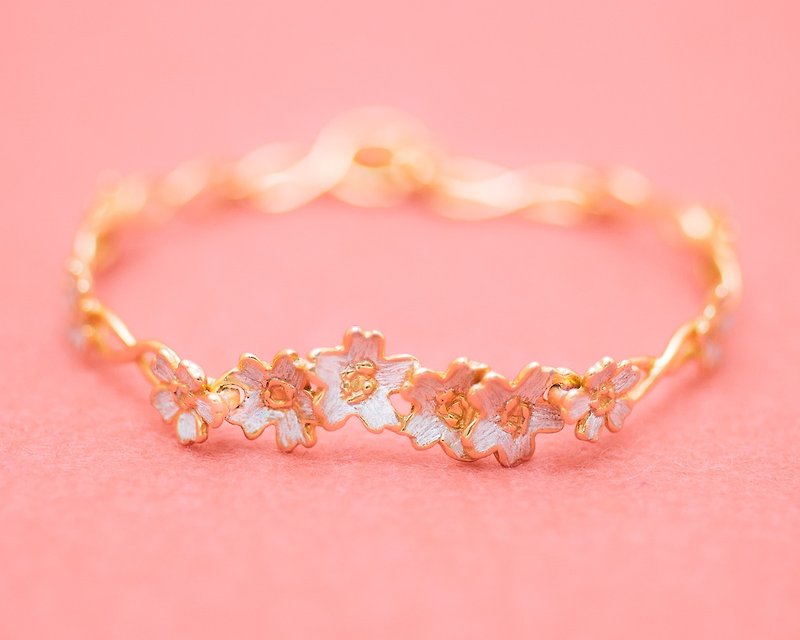桜 ブレスレット - 手链/手环 - 其他金属 金色