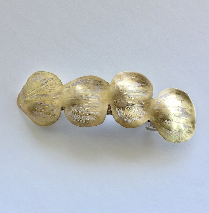 petal baretta （花びらバレッタ） - 发饰 - 其他金属 金色
