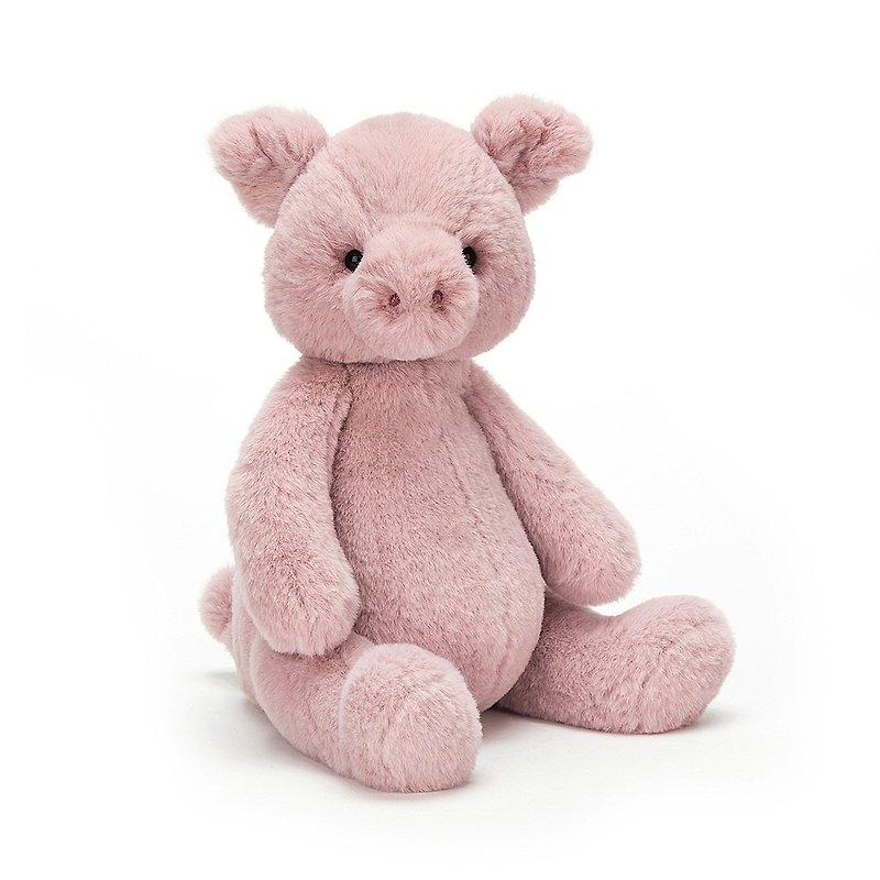 Jellycat Puffles Piglet 19cm 泡芙小猪 - 玩偶/公仔 - 聚酯纤维 粉红色