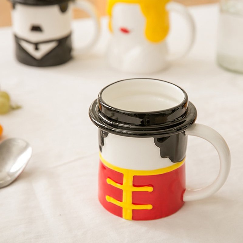 sunart 马克杯 - 麦可 - 花瓶/陶器 - 瓷 红色