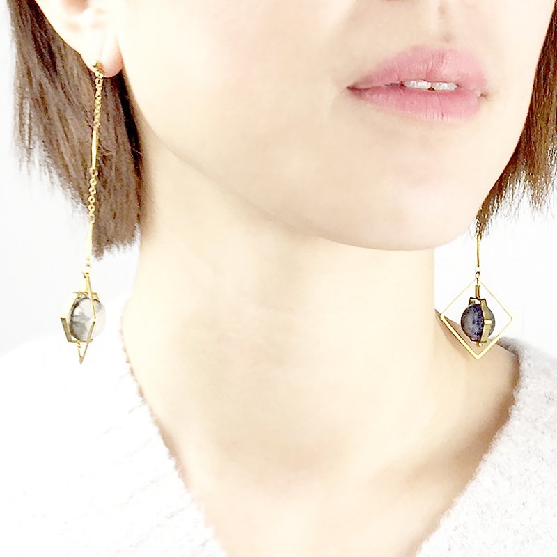 限定设计款#4 - 耳环/耳夹 - 其他金属 金色