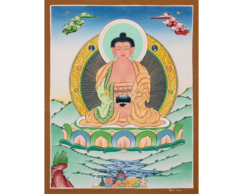天国阿弥陀佛唐卡  一瞥净土 - 墙贴/壁贴 - 其他材质 多色