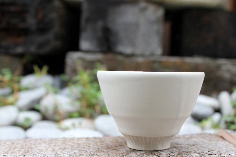 纯白系列-乳浊白釉茶杯   父亲节 茶杯 杯子 陶瓷 杯 茶席 手工 - 茶具/茶杯 - 瓷 白色