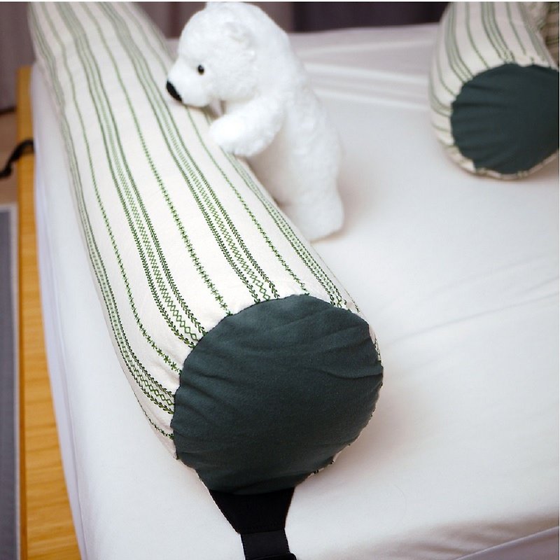 韩国Kangaruru防跌落护栏床围软垫--145cm【英伦小骑士】 - 儿童家具 - 棉．麻 绿色