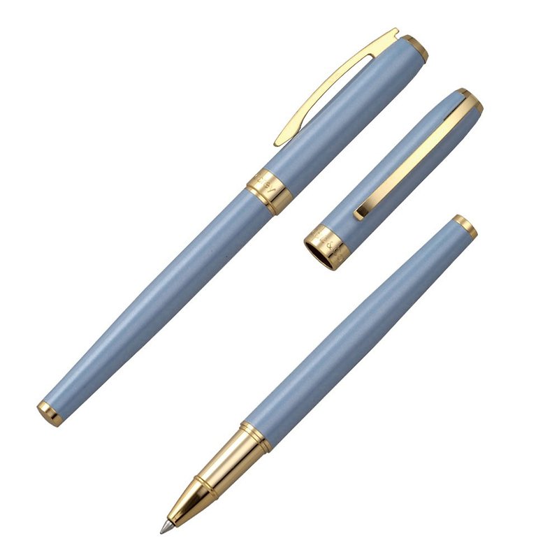 【Chris&Carey】Essence精华钢珠笔(赠刻字) / 粉灰蓝ESRP-12 - 钢珠笔 - 其他金属 