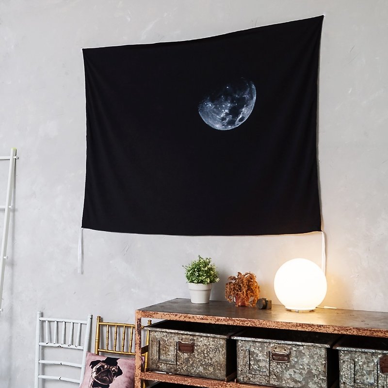 Black Moon-壁幔Wall Tapestry-房间布置 挂布 礼物 墙壁装饰 - 海报/装饰画/版画 - 聚酯纤维 
