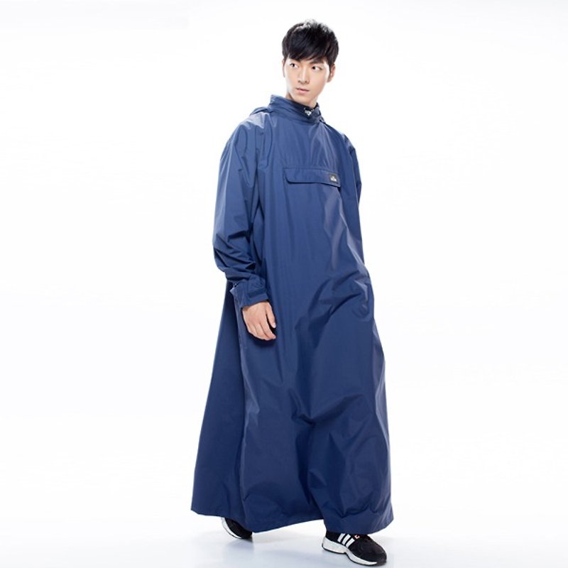(完售)【MORR】PostPosi反穿雨衣第一代【午夜蓝】专为机车族设计 - 雨伞/雨衣 - 防水材质 蓝色