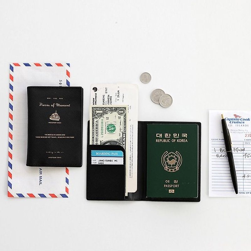 Iconic-飞行日记护照套-酷黑,ICO86833 - 护照夹/护照套 - 塑料 黑色