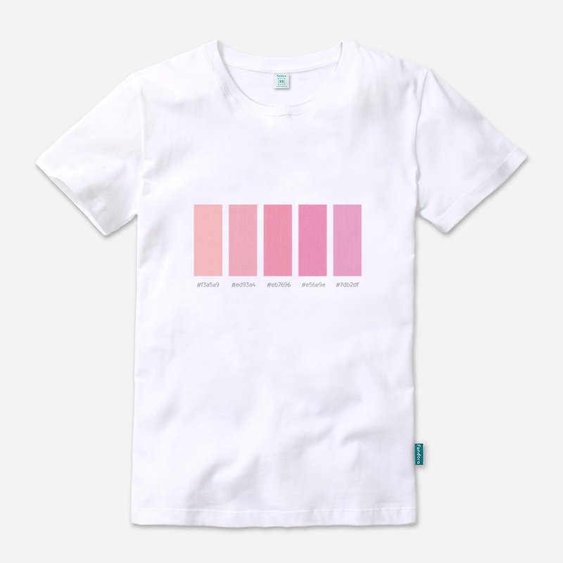 干燥玫瑰 - 中性版短袖T-shirt - 中性连帽卫衣/T 恤 - 棉．麻 多色