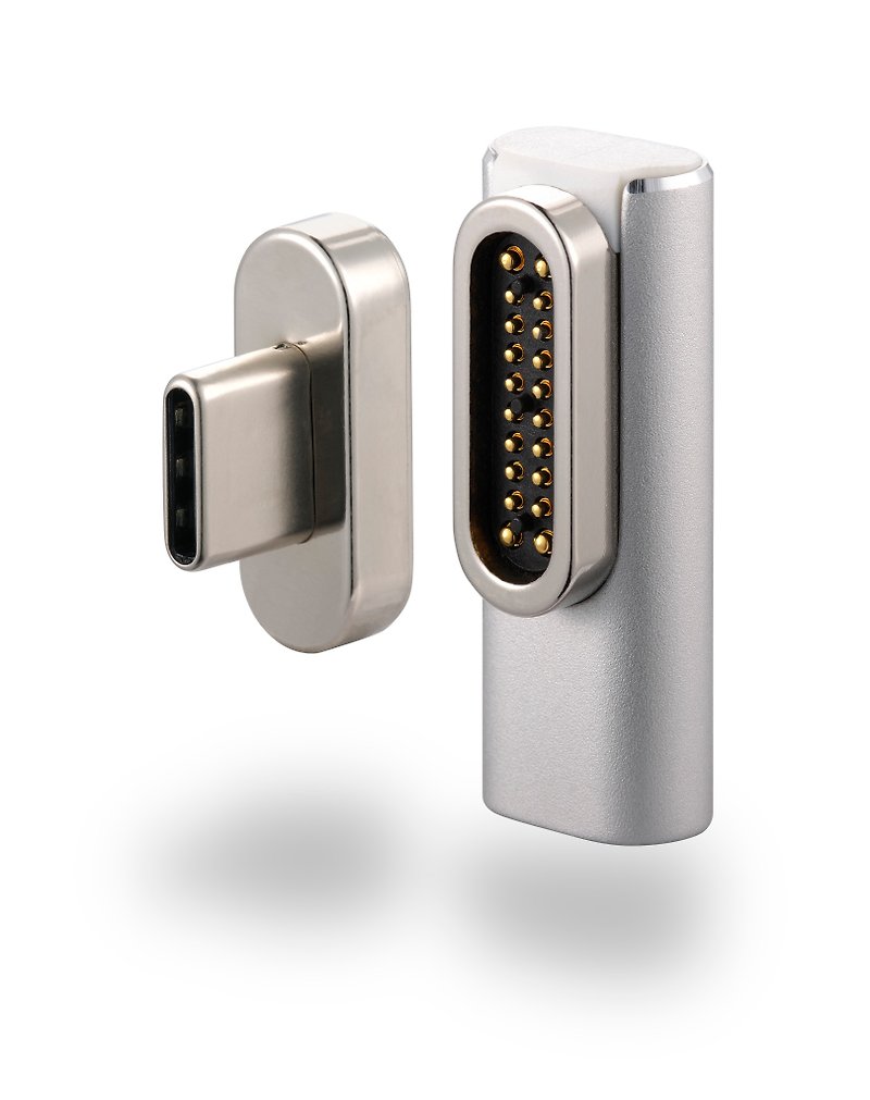 iEasy USB-C L型 磁吸转接头 支持 100W,10GB/s,4K 视频&音频 - 数码小物 - 其他材质 银色
