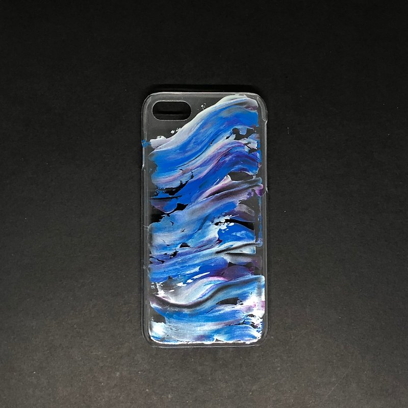 Acrylic 手绘抽象艺术手机壳 | iPhone 7/8 | All Gone - 手机壳/手机套 - 压克力 紫色