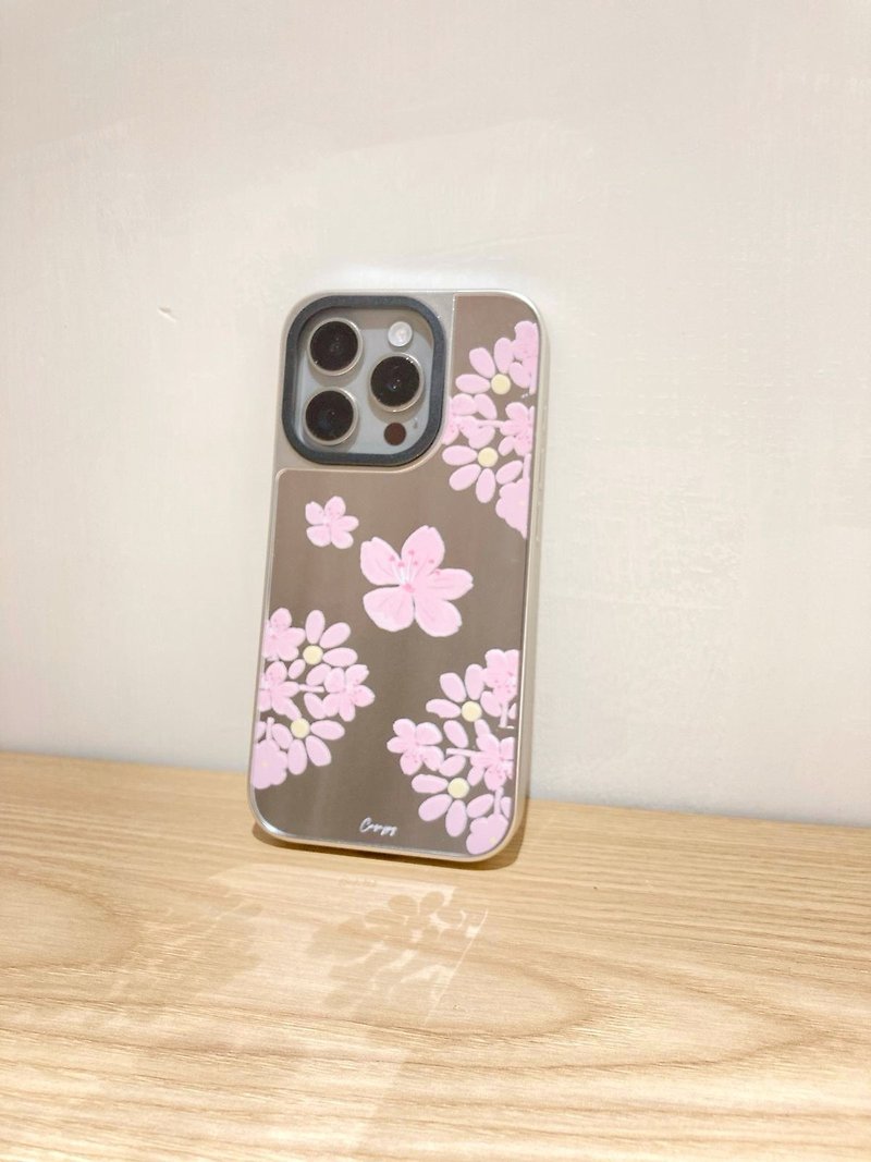 【樱花】 - 镜面加厚电话壳 - 手机壳/手机套 - 其他材质 