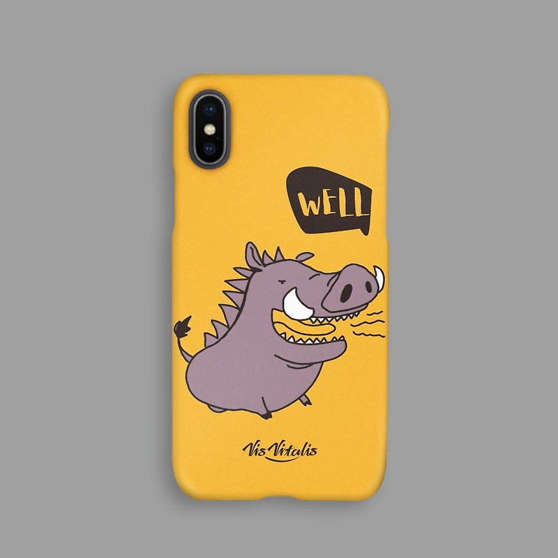 哈哈猪B手机壳/iPhone - 手机壳/手机套 - 塑料 黄色