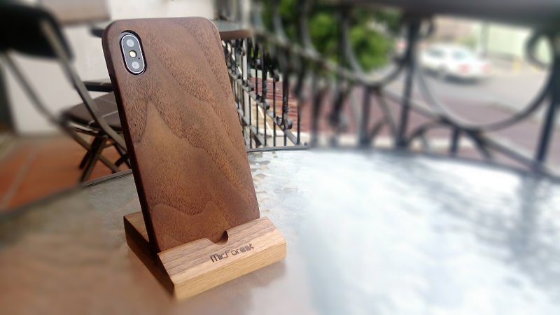 微森林--iPhone X 一体成形原木手机壳--基本木纹款 - 手机壳/手机套 - 木头 咖啡色
