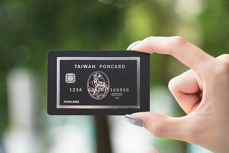 【热门设计款】信用卡款名片(赠钥匙圈) - 数码小物 - 塑料 黑色