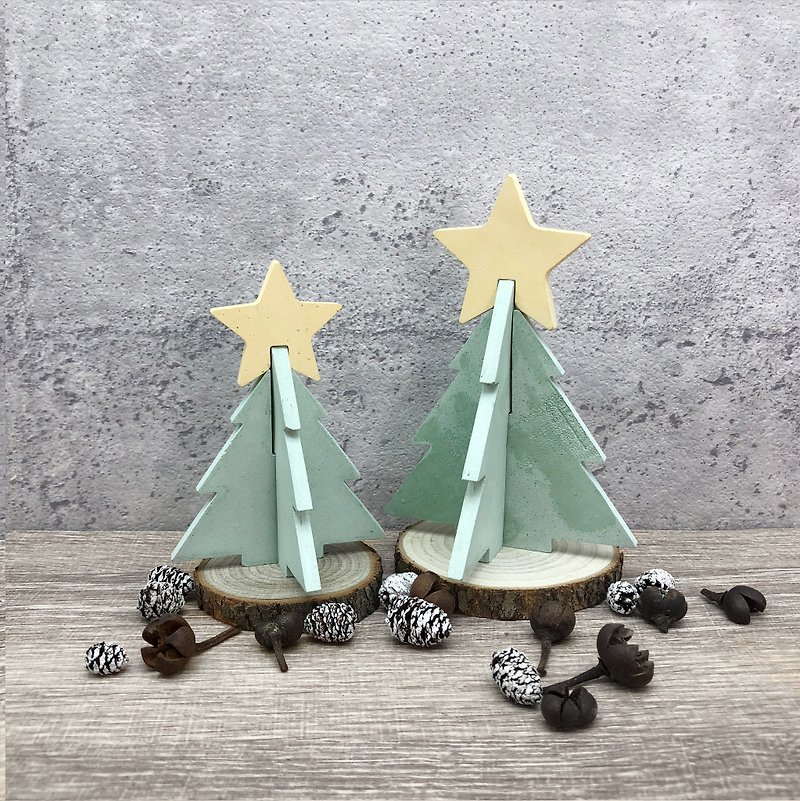 星星圣诞树扩香石 - 香薰/精油/线香 - 其他材质 绿色