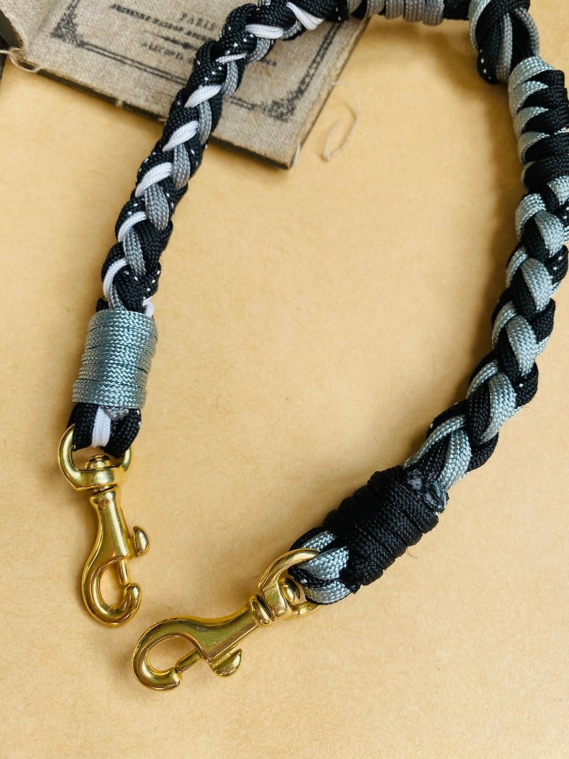 伞绳编织 黑色星空 手机挂绳吊饰 钥匙圈 - 挂绳/吊绳 - 聚酯纤维 黑色