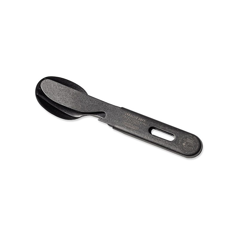 Filter017 x platchamp 联名日制不锈钢黑化三合一刀叉组 - 餐刀/叉/匙组合 - 其他金属 黑色