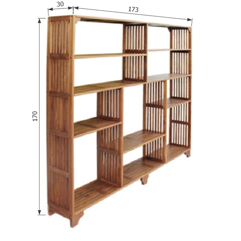 Partition 特殊造型书柜 - 其他家具 - 木头 