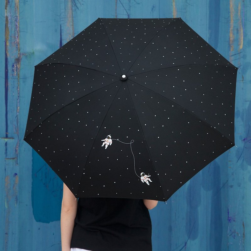 YIZISTORE雨伞晴雨伞手动创意小清新遮阳伞-宇航员 - 雨伞/雨衣 - 其他材质 