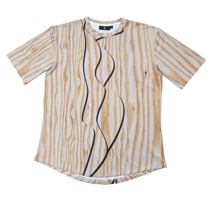 质 机能短袖 A版型 - 男装上衣/T 恤 - 聚酯纤维 咖啡色