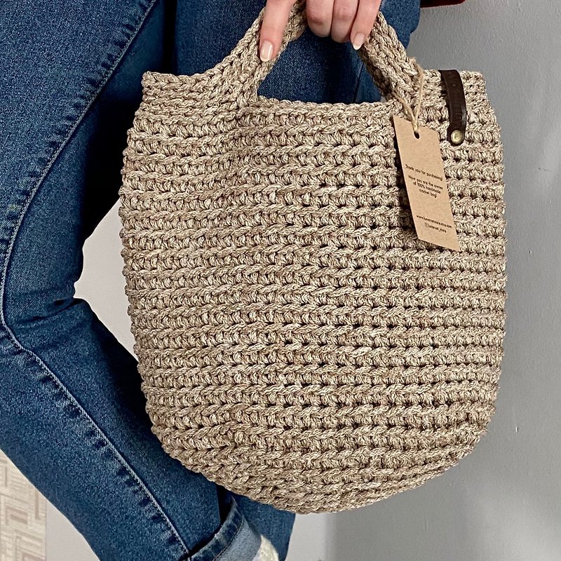 Crochet Tote Bag, Crochet Bag, Reusable Grocery Bag, Crochet Hadbagsn