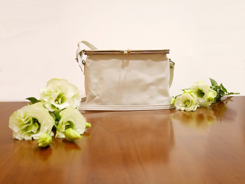 Goody Bag-小盒子包-白色(夏日限定) - 侧背包/斜挎包 - 真皮 白色