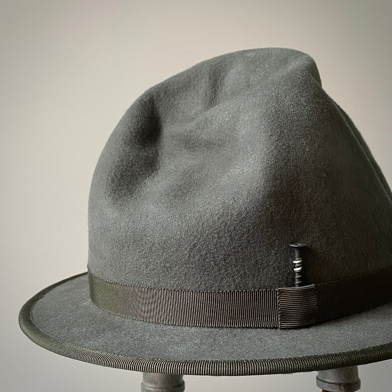 HYOKOU 山岩帽-灰色 - 帽子 - 羊毛 灰色
