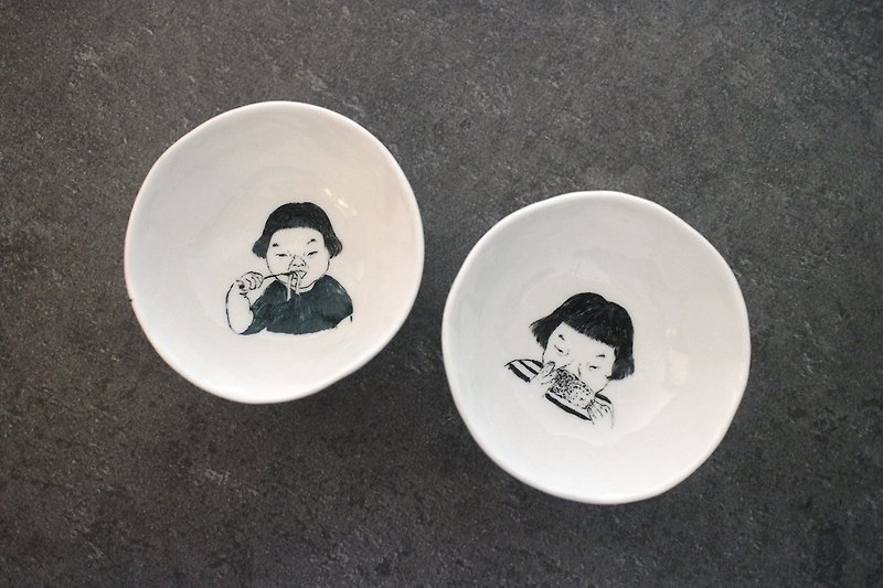 孤品手绘瓷碗【Ceramic 01】 - 其他家具 - 瓷 
