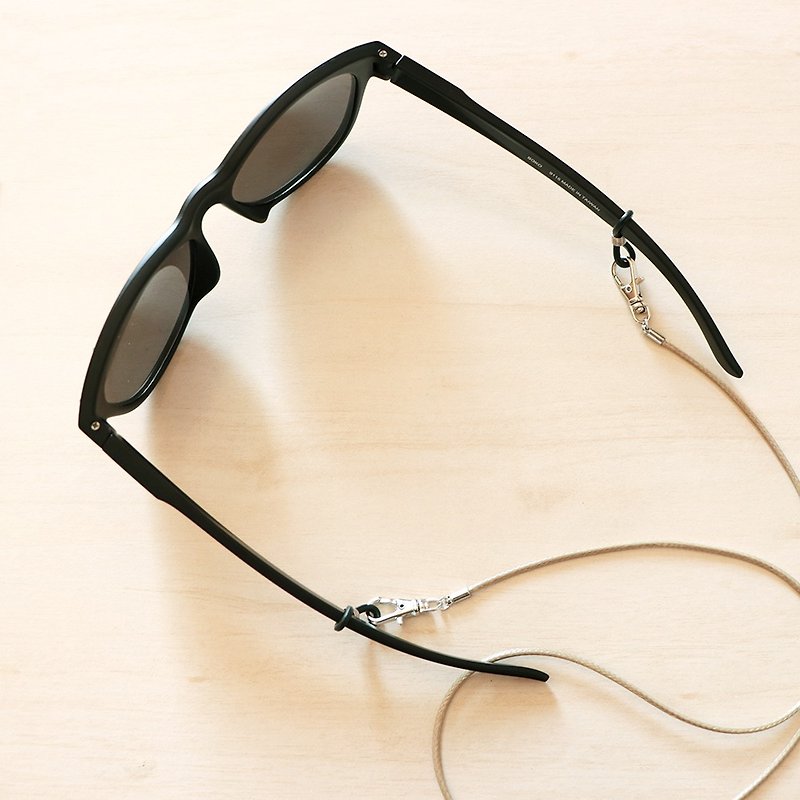 率性极简丨眼镜绳 口罩挂绳 项链 多用途时尚配件 细版-卡其 - 墨镜 - 其他材质 卡其色