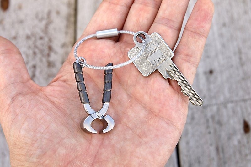 镊子工具钥匙圈 - 钥匙链/钥匙包 - 其他金属 