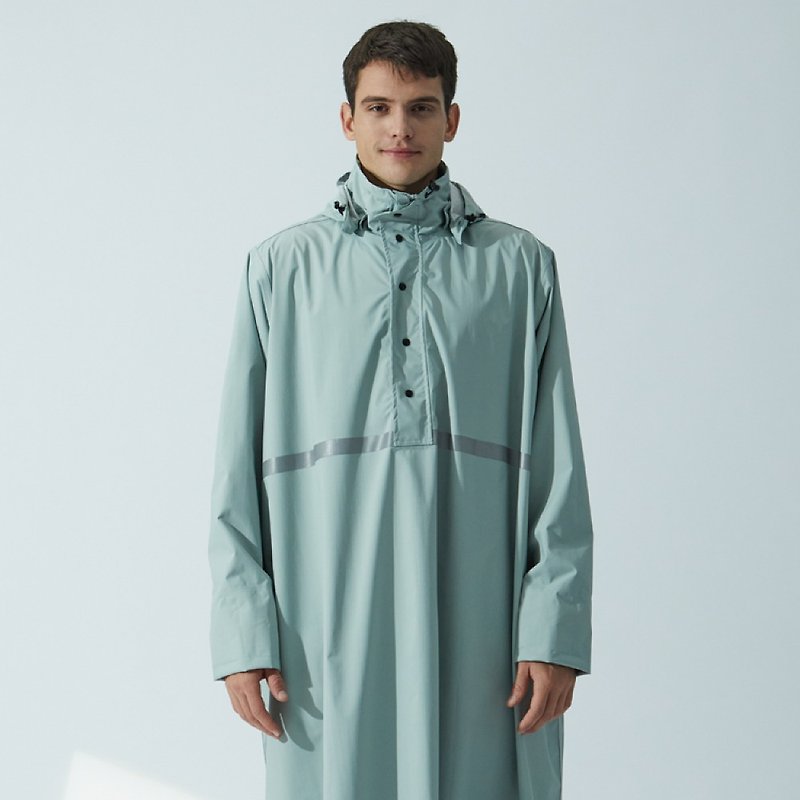 新品上市 /Simple Forward/ 轻量单件式雨衣-晨雾绿 - 雨伞/雨衣 - 尼龙 绿色