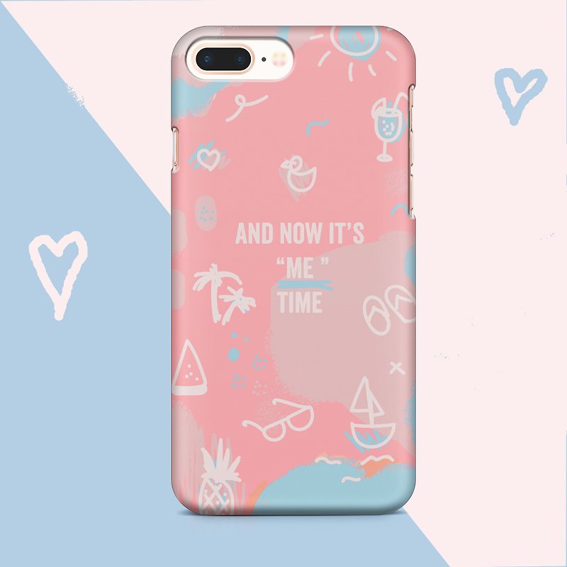 ME TIME Phone case - 手机壳/手机套 - 塑料 粉红色