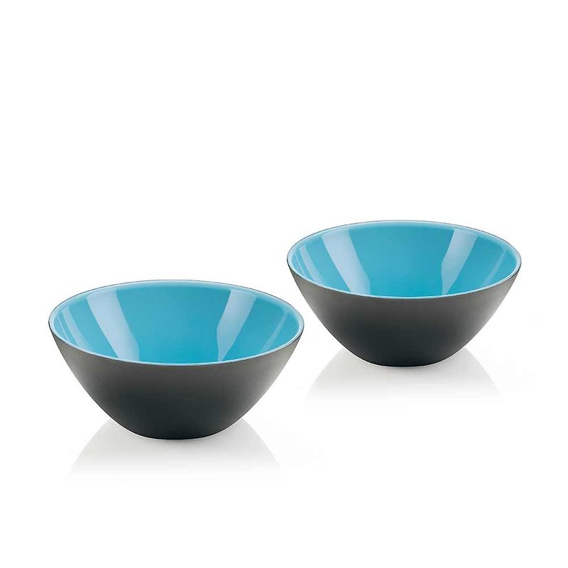 260ml彩碗2入组-(水蓝/艳红两色可选)-原装彩盒 - 碗 - 塑料 蓝色