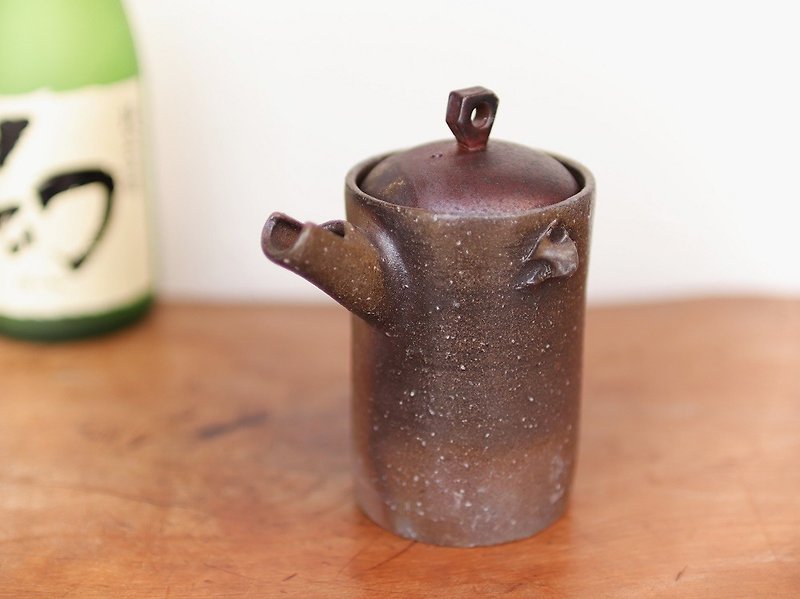 備前 酒器　 i-044 - 花瓶/陶器 - 陶 咖啡色