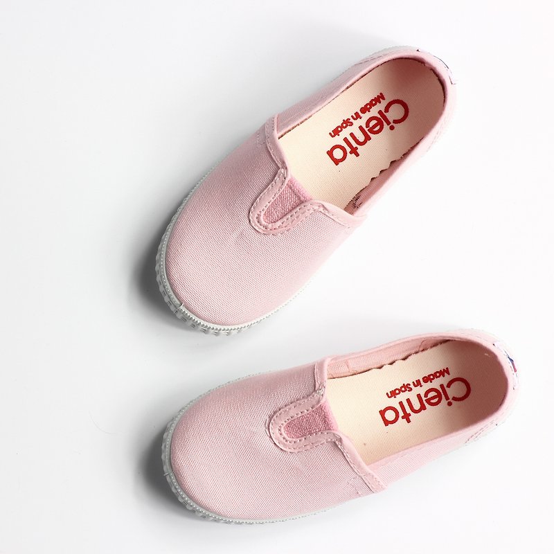 西班牙国民帆布鞋 CIENTA 54000 03粉红色 大童、女鞋尺寸 - 女款休闲鞋 - 棉．麻 粉红色