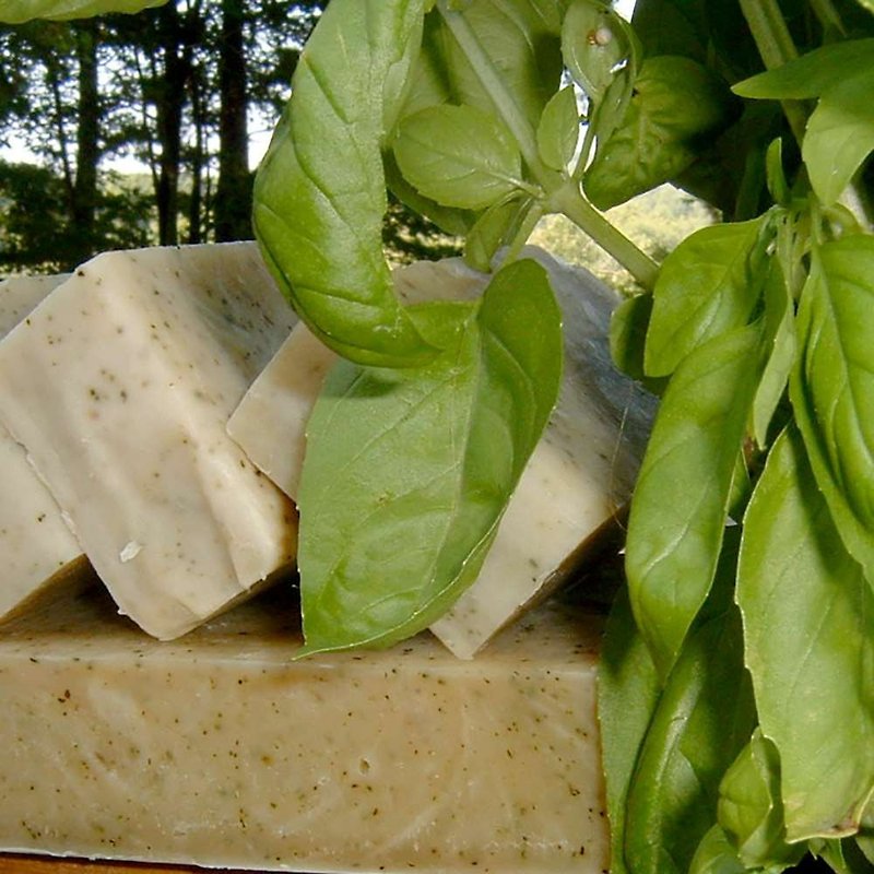 美国Chagrin Valley 天然甜罗勒有机大麦草植物皂5.8OZ-165g - 洗手用品 - 其他材质 绿色