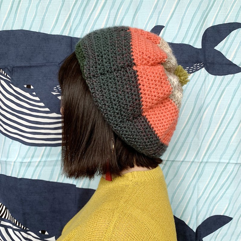 【纯手织羊毛帽 | 022绿洲】