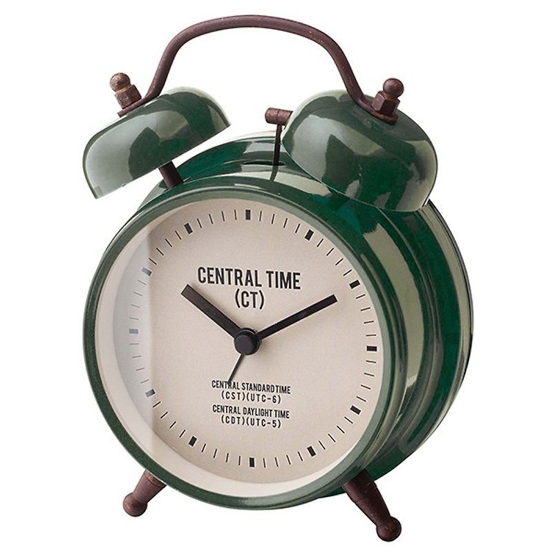Central Time- 中央标准时间造型闹钟(绿) - 时钟/闹钟 - 其他金属 绿色
