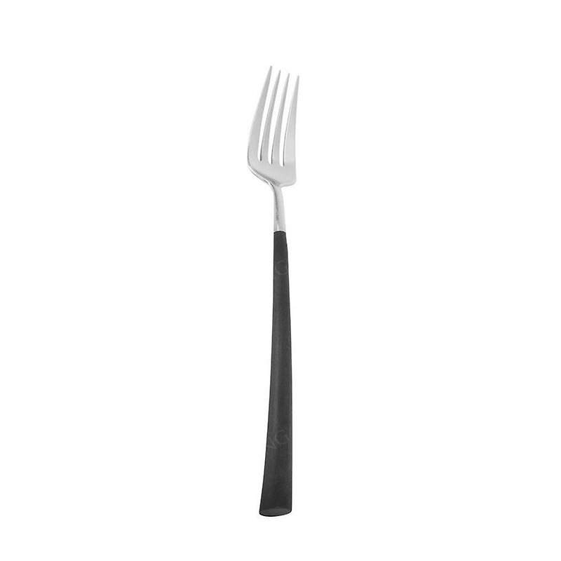 NOOR系列黑银22.3CM主餐叉 - 餐刀/叉/匙组合 - 不锈钢 银色