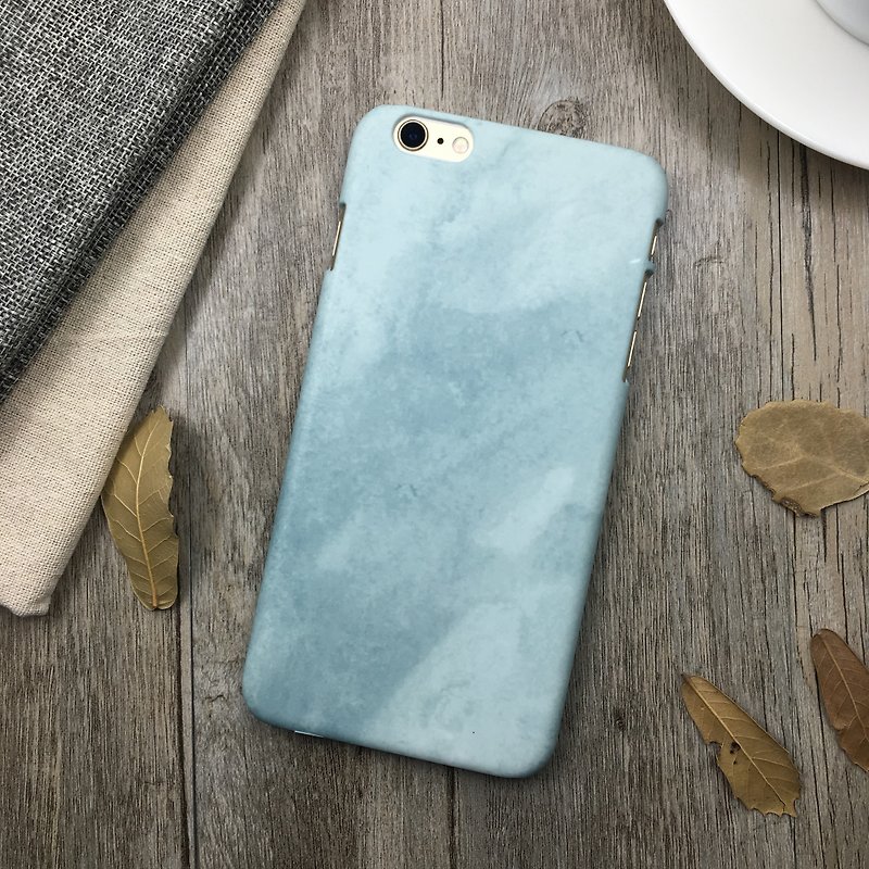 蓝水彩-硬壳  (iPhone.Samsung, HTC, Sony.华硕手机壳) - 手机壳/手机套 - 塑料 蓝色