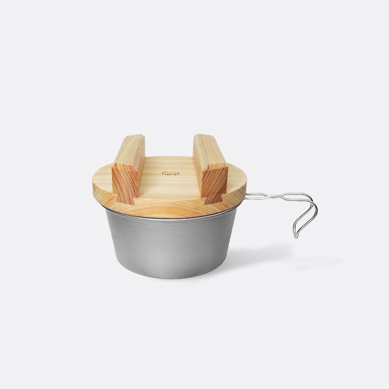 Rough Paper Hinoki Lid for Sierra Cup 600ml 日本桧木制釜盖 - 厨房用具 - 木头 