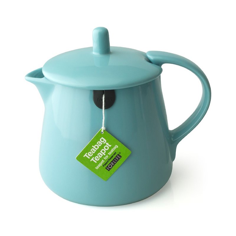 【节日送礼】美国FORLIFE茶包壶-湖水蓝 (茶包茶壶) - 茶具/茶杯 - 瓷 蓝色
