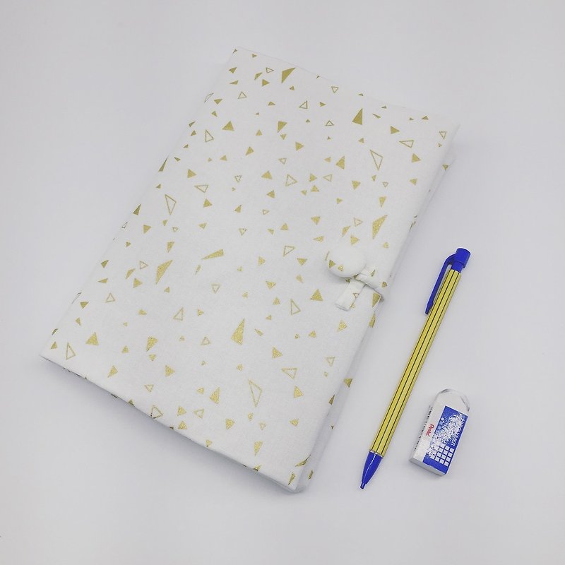 【小小宇宙】白底金色样 - 笔记本/手帐 - 棉．麻 白色